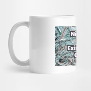 Nihilism and Existential Crisis. Doomer. Depressive mask. Pessimist. Nihilist. Depression. Ok doomer Mug